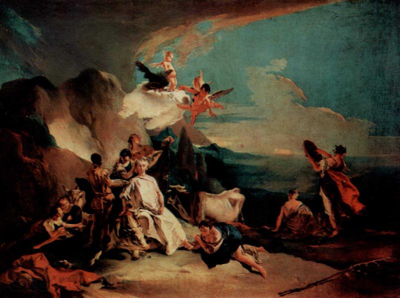 Giovanni Battista Tiepolo Der Raub der Europa Germany oil painting art